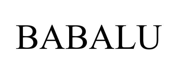 Trademark Logo BABALU