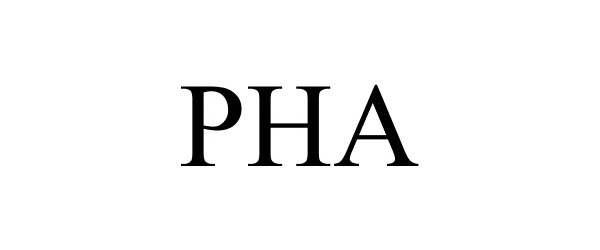 Trademark Logo PHA