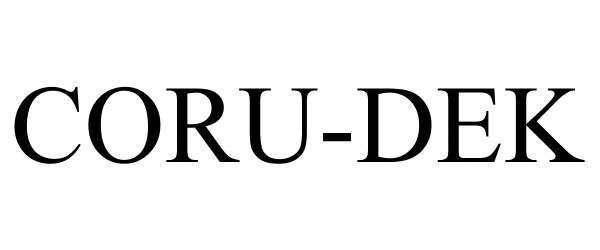 Trademark Logo CORU-DEK
