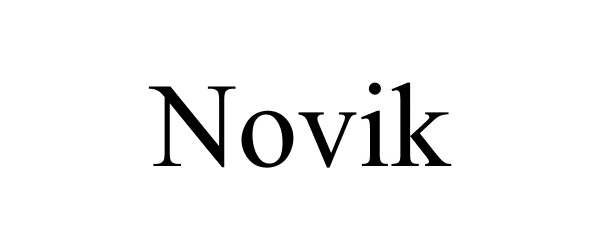 Trademark Logo NOVIK