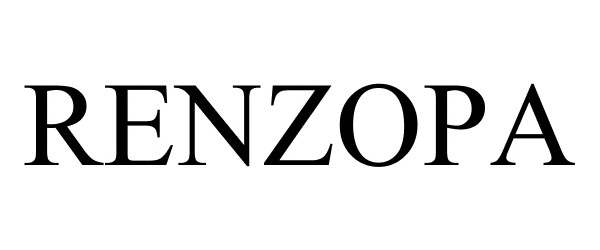 Trademark Logo RENZOPA