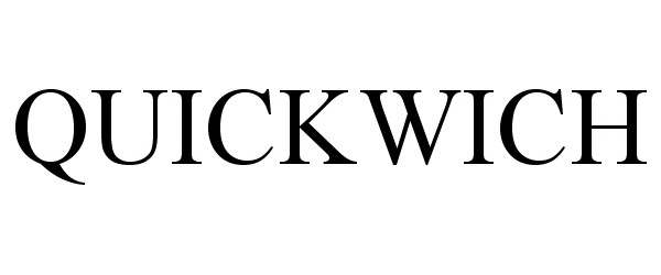 Trademark Logo QUICKWICH
