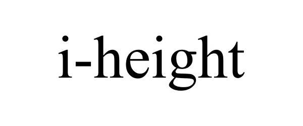 Trademark Logo I-HEIGHT