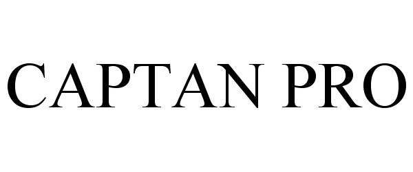 Trademark Logo CAPTAN PRO