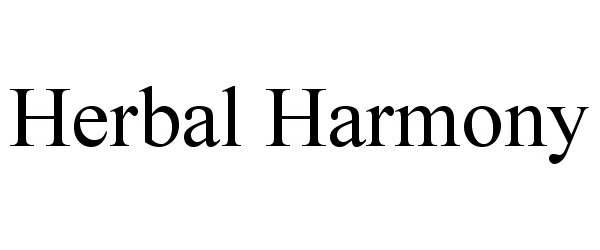 Trademark Logo HERBAL HARMONY