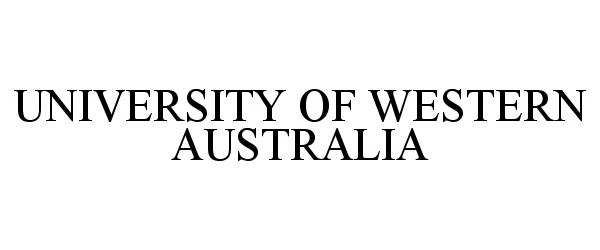  UNIVERSITY OF WESTERN AUSTRALIA