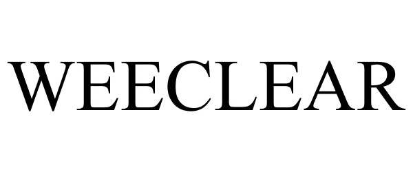 Trademark Logo WEECLEAR