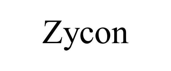 Trademark Logo ZYCON