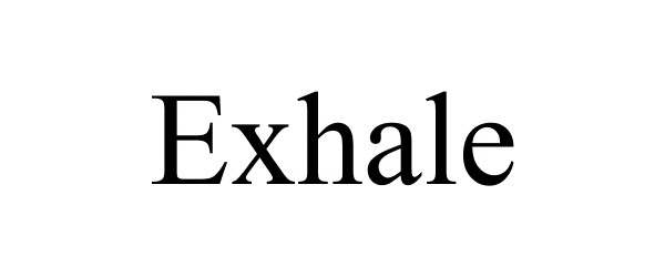 Trademark Logo EXHALE