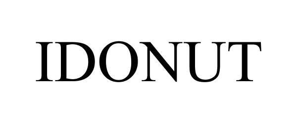 Trademark Logo IDONUT