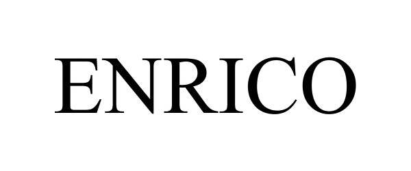 Trademark Logo ENRICO