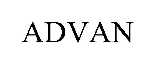Trademark Logo ADVAN