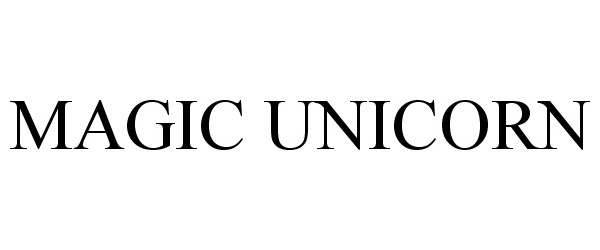 Trademark Logo MAGIC UNICORN