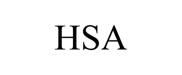 Trademark Logo HSA