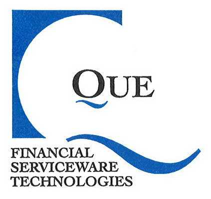 Trademark Logo QUE FINANCIAL SERVICEWARE TECHNOLOGIES