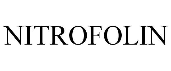 Trademark Logo NITROFOLIN