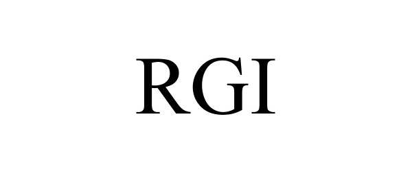 Trademark Logo RGI