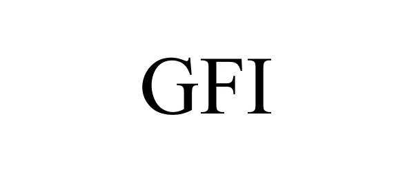 Trademark Logo GFI