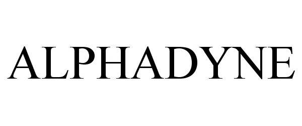 Trademark Logo ALPHADYNE