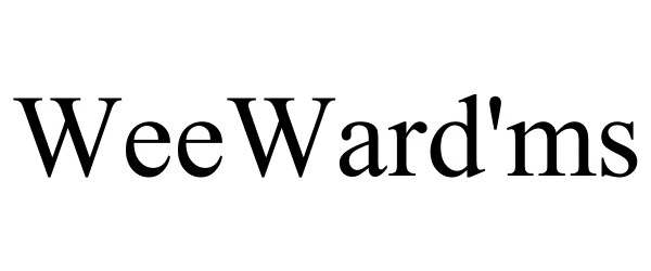 Trademark Logo WEEWARD'MS