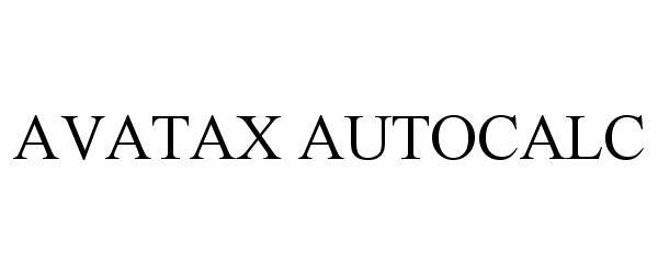  AVATAX AUTOCALC