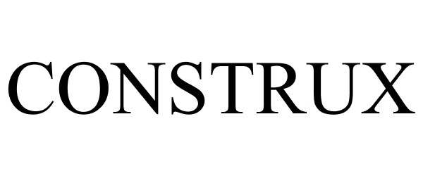 Trademark Logo CONSTRUX