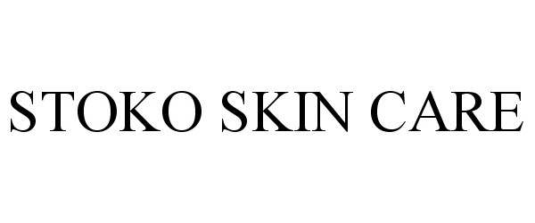 Trademark Logo STOKO SKIN CARE