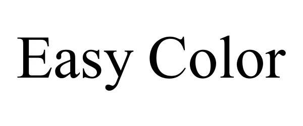Trademark Logo EASY COLOR