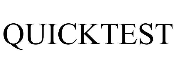 Trademark Logo QUICKTEST