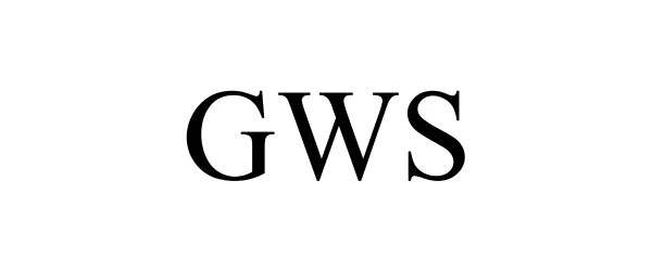 Trademark Logo GWS