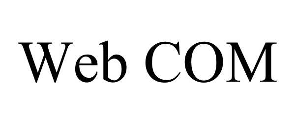 Trademark Logo WEB COM