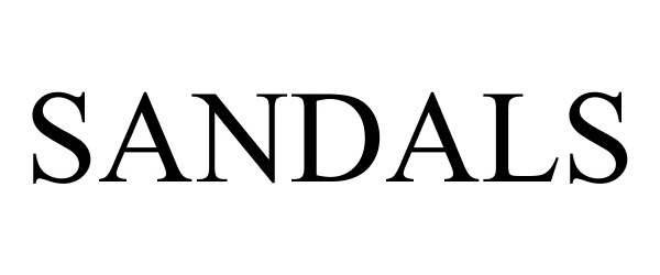 Trademark Logo SANDALS