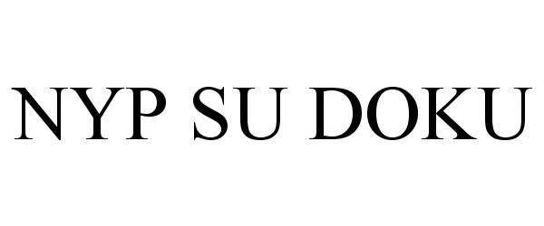 Trademark Logo NYP SU DOKU