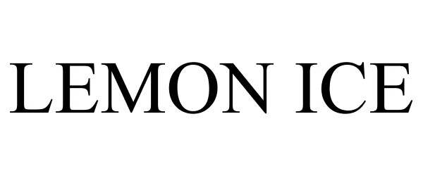 Trademark Logo LEMON ICE