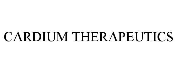  CARDIUM THERAPEUTICS