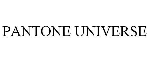 Trademark Logo PANTONE UNIVERSE