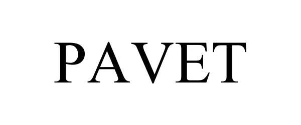 Trademark Logo PAVET