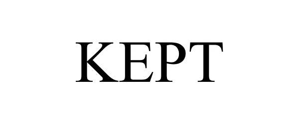 Trademark Logo KEPT