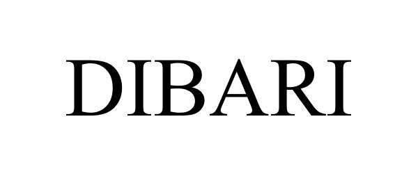 Trademark Logo DIBARI