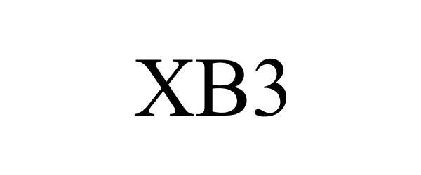 Trademark Logo XB3