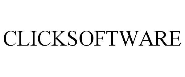 Trademark Logo CLICKSOFTWARE