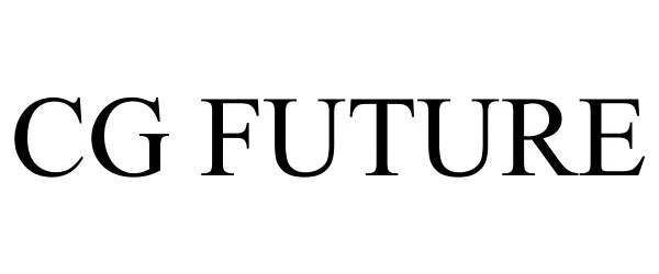 Trademark Logo CG FUTURE