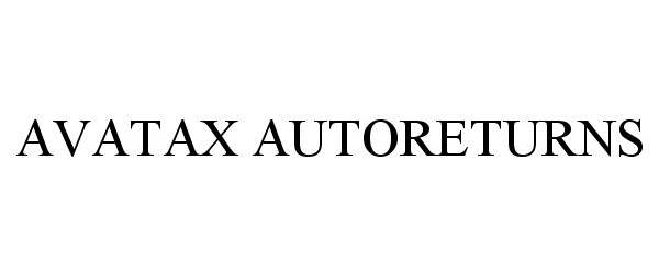 Trademark Logo AVATAX AUTORETURNS