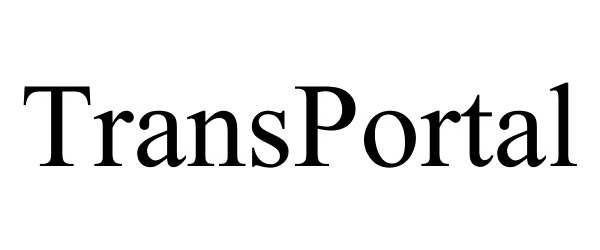Trademark Logo TRANSPORTAL