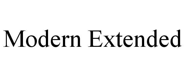 Trademark Logo MODERN EXTENDED