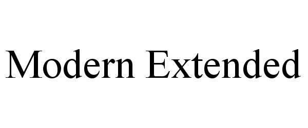  MODERN EXTENDED