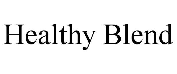Trademark Logo HEALTHY BLEND