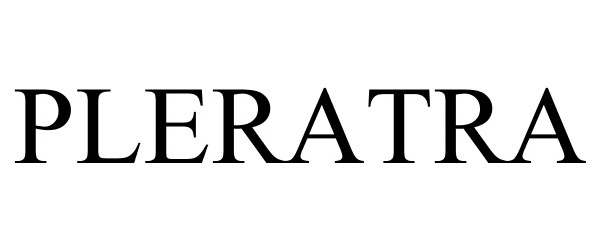 Trademark Logo PLERATRA