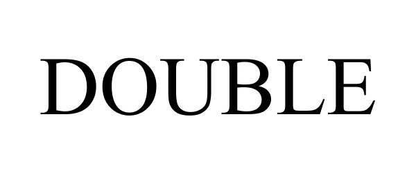 Trademark Logo DOUBLE