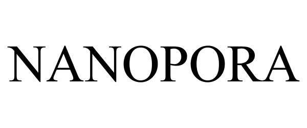 Trademark Logo NANOPORA